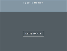 Tablet Screenshot of foodinmotionevents.com